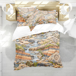 Junior Rockhound Field Camp Duvet Cover Set - Print 11