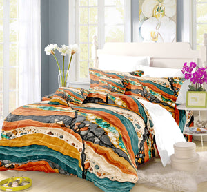 Junior Rockhound Field Camp Duvet Cover Set - Print 30