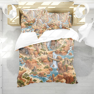 Treasure Quest Adventure Room Duvet Cover Set - Print 17