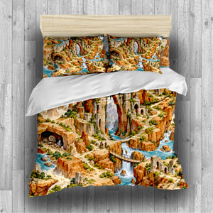 Treasure Quest Adventure Room Duvet Cover Set - Print 13