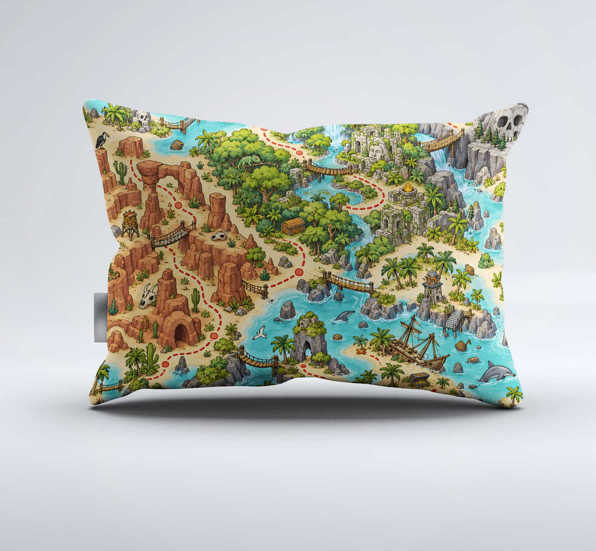 Treasure Quest Adventure Room Duvet Cover Set - Print 22
