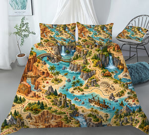 Treasure Quest Adventure Room Duvet Cover Set - Print 27