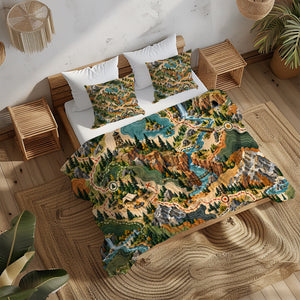 Treasure Quest Adventure Room Duvet Cover Set - Print 32