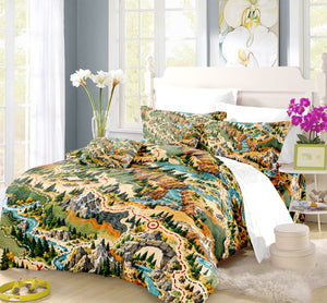 Treasure Quest Adventure Room Duvet Cover Set - Print 36