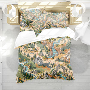 Treasure Quest Adventure Room Duvet Cover Set - Print 35