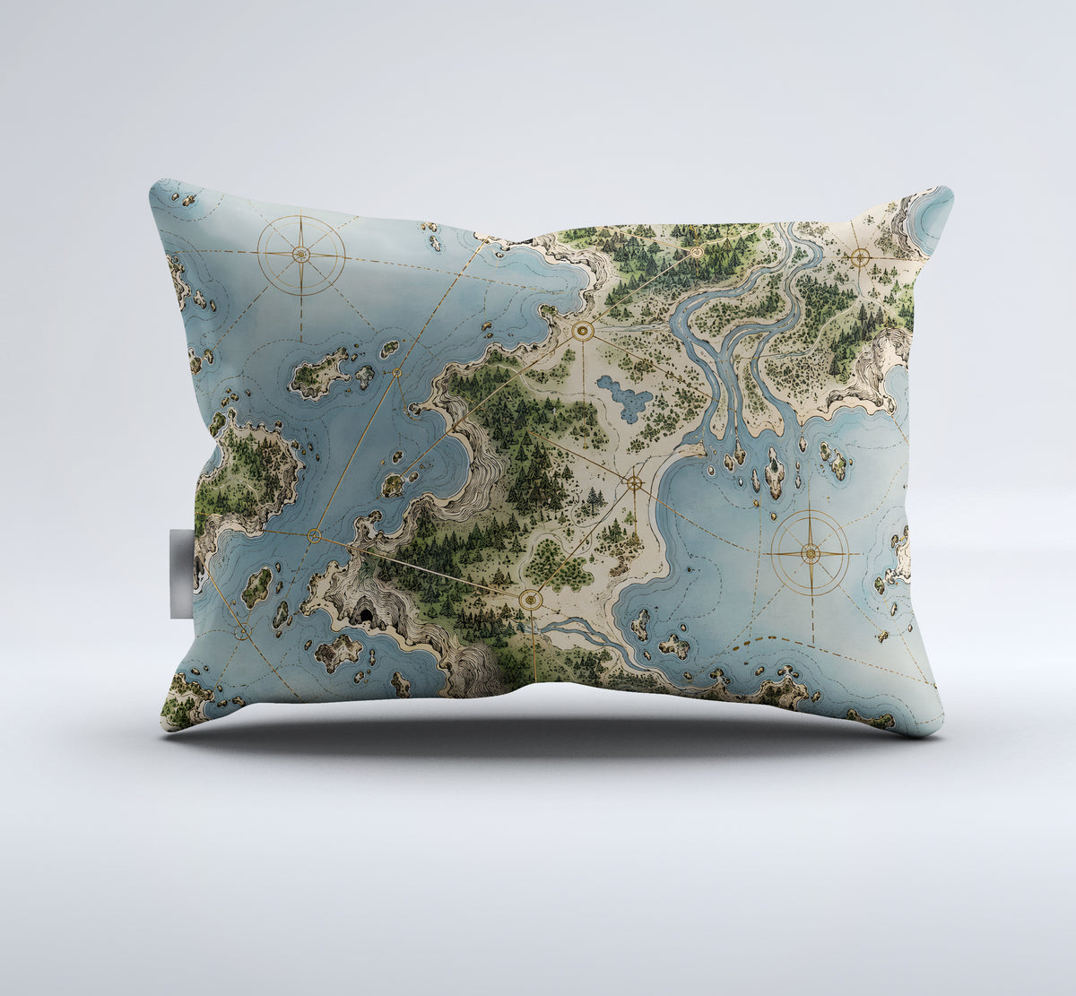 Modern Wayfinder Topography Duvet Cover Set - Print 22