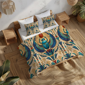 Ancient Egypt Revival Duvet Cover Set - Print 2