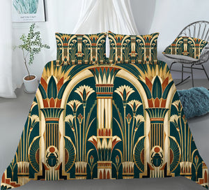 Ancient Egypt Revival Duvet Cover Set - Print 9