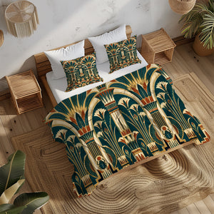 Ancient Egypt Revival Duvet Cover Set - Print 8