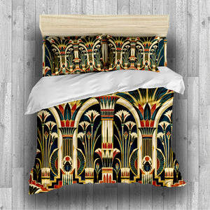 Ancient Egypt Revival Duvet Cover Set - Print 7