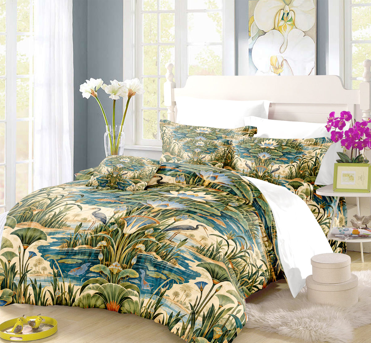 Ancient Egypt Revival Duvet Cover Set - Print 24