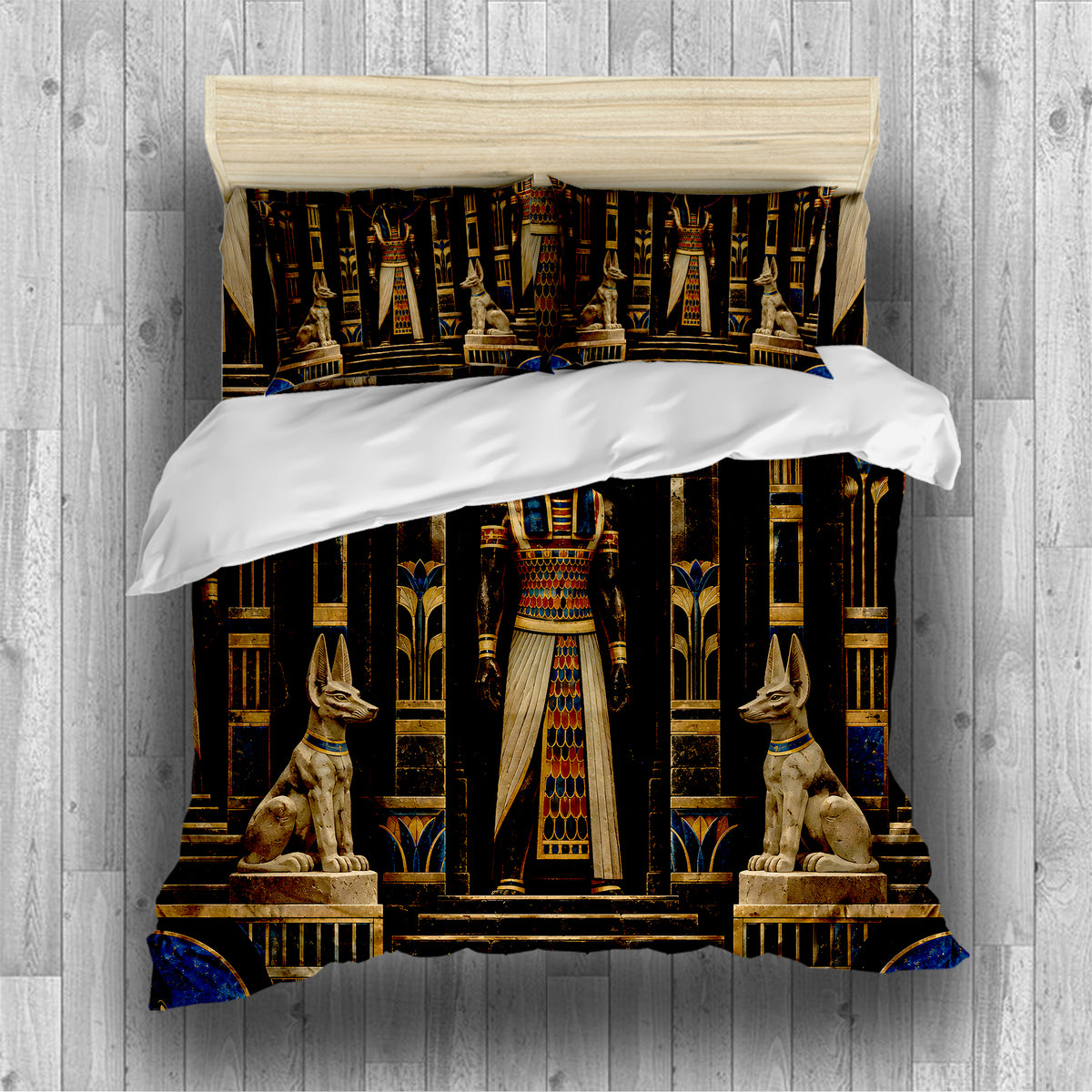 Ancient Egypt Revival Duvet Cover Set - Print 31