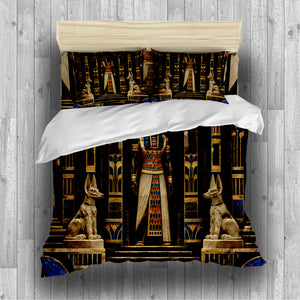 Ancient Egypt Revival Duvet Cover Set - Print 31