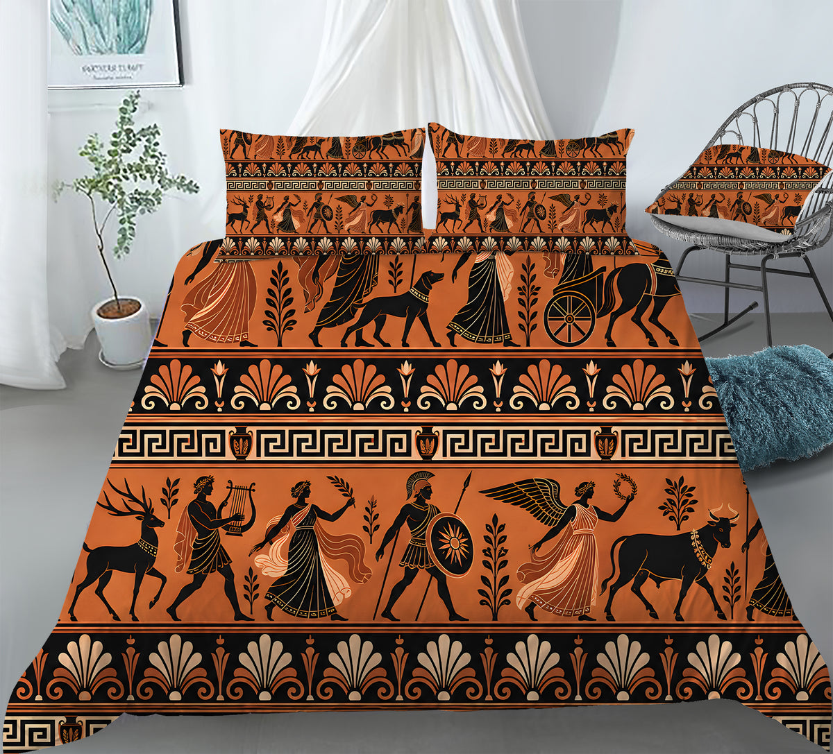Greek Mythology Home Duvet Cover Set - Print 15