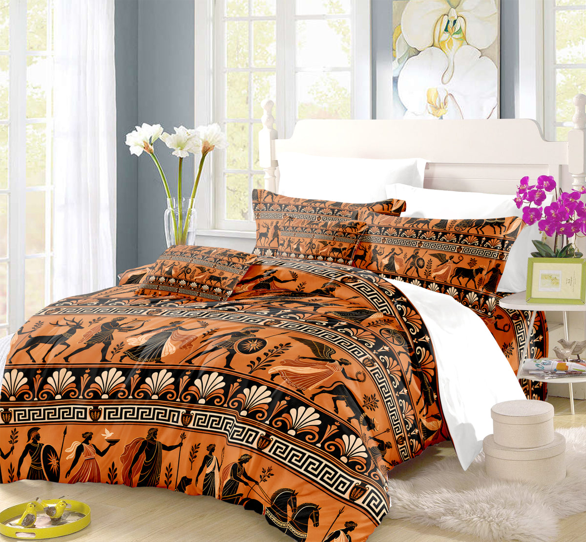 Greek Mythology Home Duvet Cover Set - Print 18