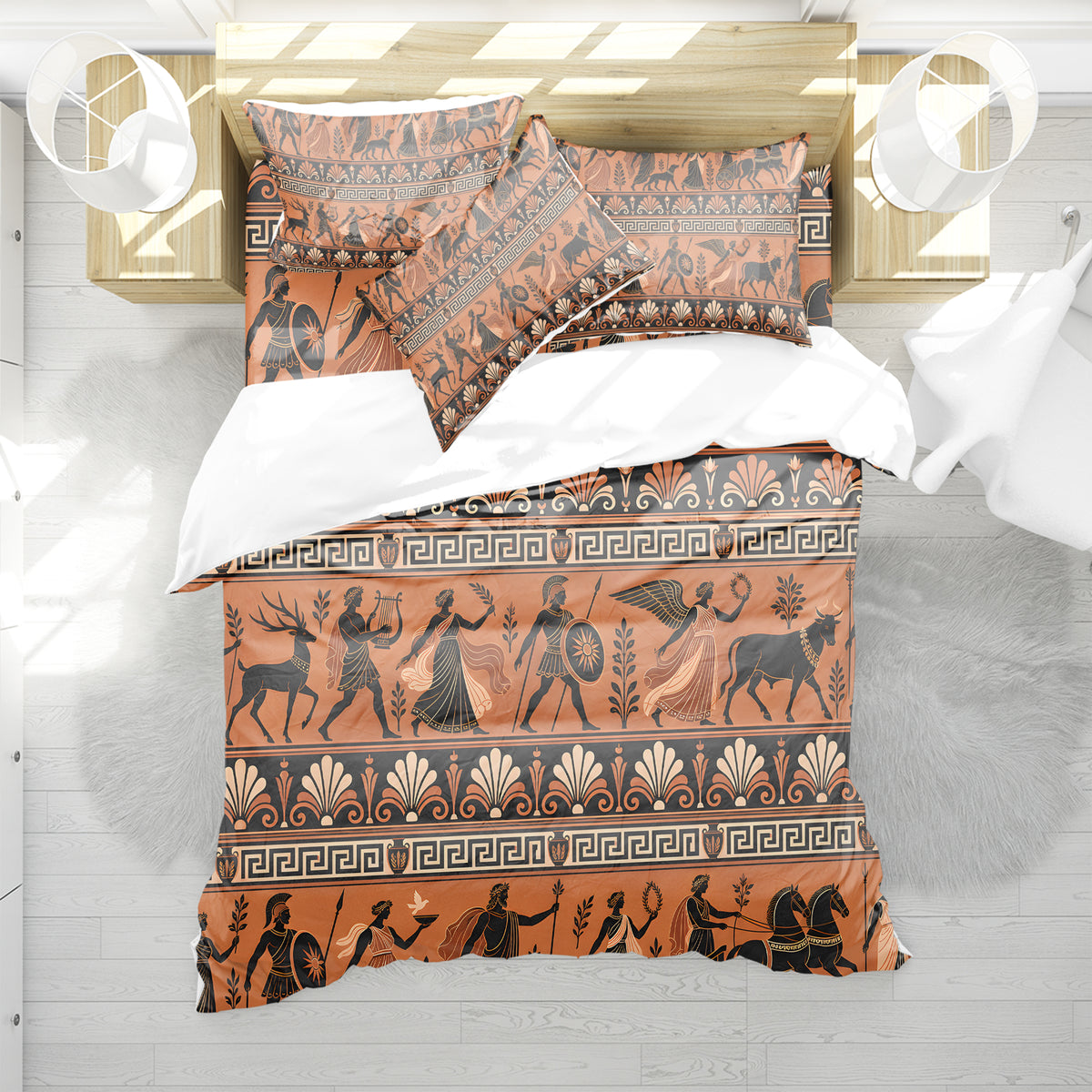 Greek Mythology Home Duvet Cover Set - Print 17