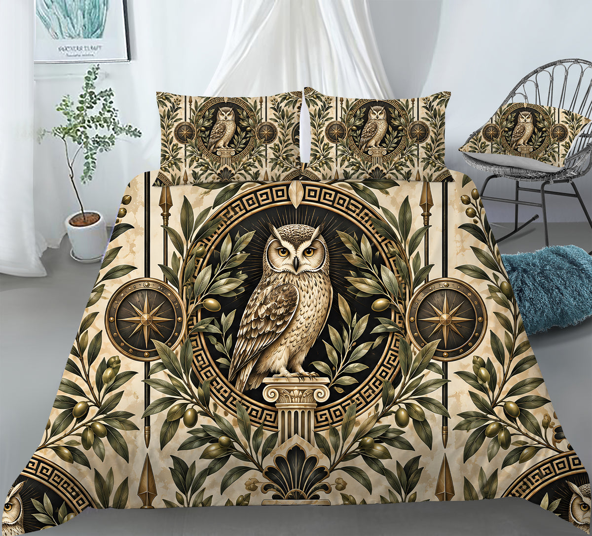 Greek Mythology Home Duvet Cover Set - Print 21