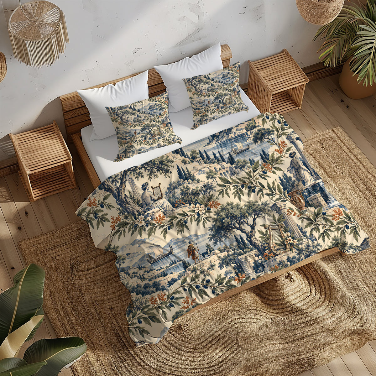 Greek Mythology Home Duvet Cover Set - Print 26