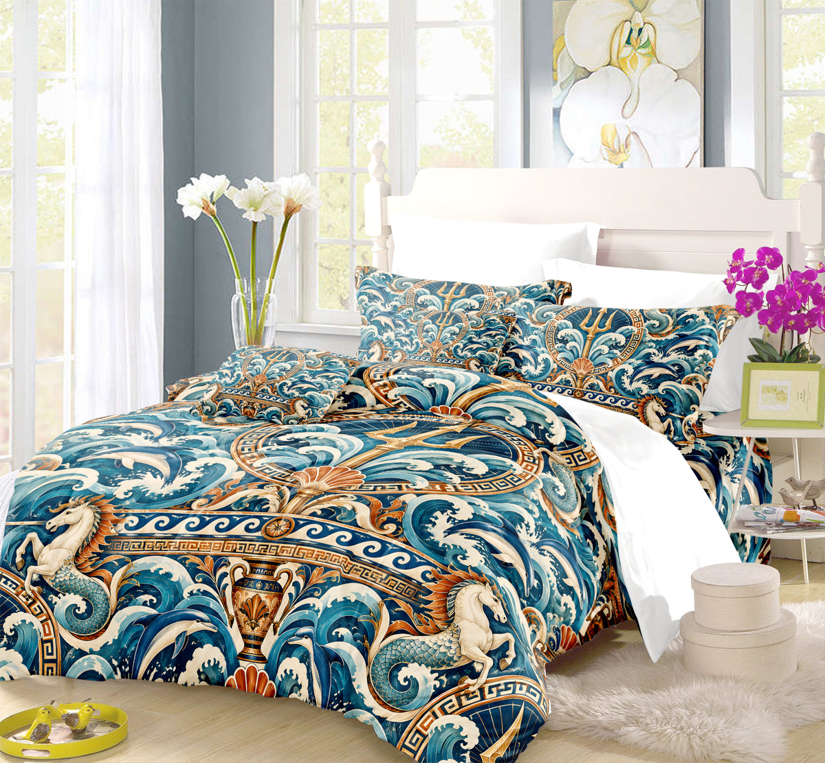 Greek Mythology Home Duvet Cover Set - Print 36