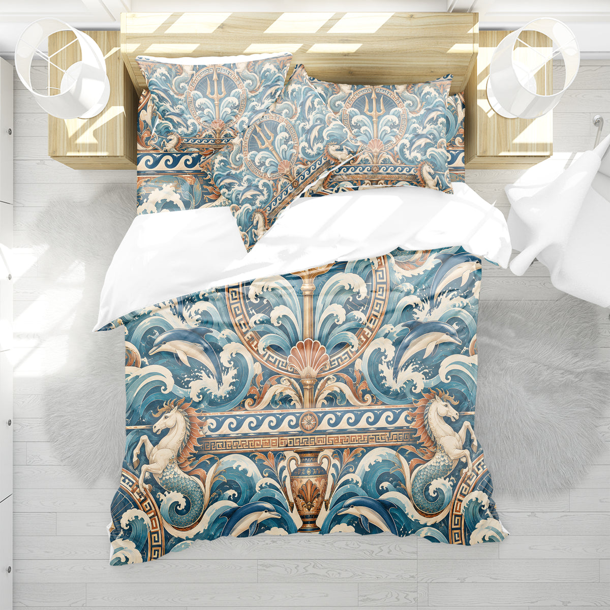 Greek Mythology Home Duvet Cover Set - Print 35