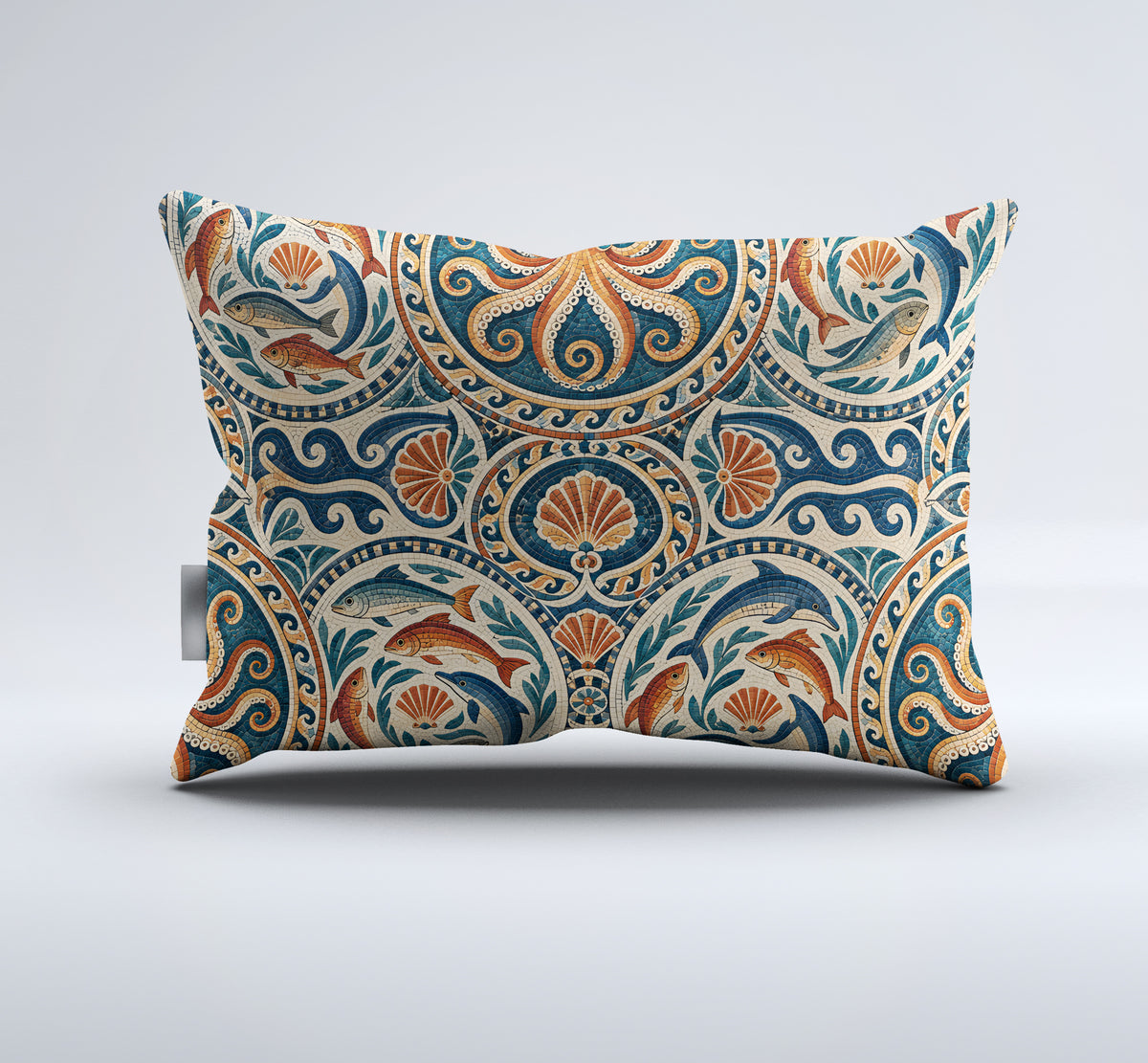 Ancient Rome Mosaic Duvet Cover Set - Print 4