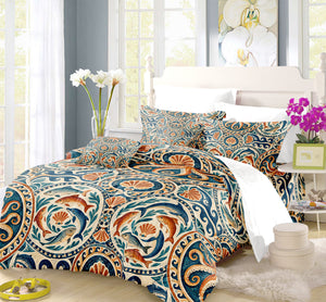 Ancient Rome Mosaic Duvet Cover Set - Print 6