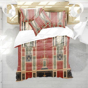 Ancient Rome Mosaic Duvet Cover Set - Print 11