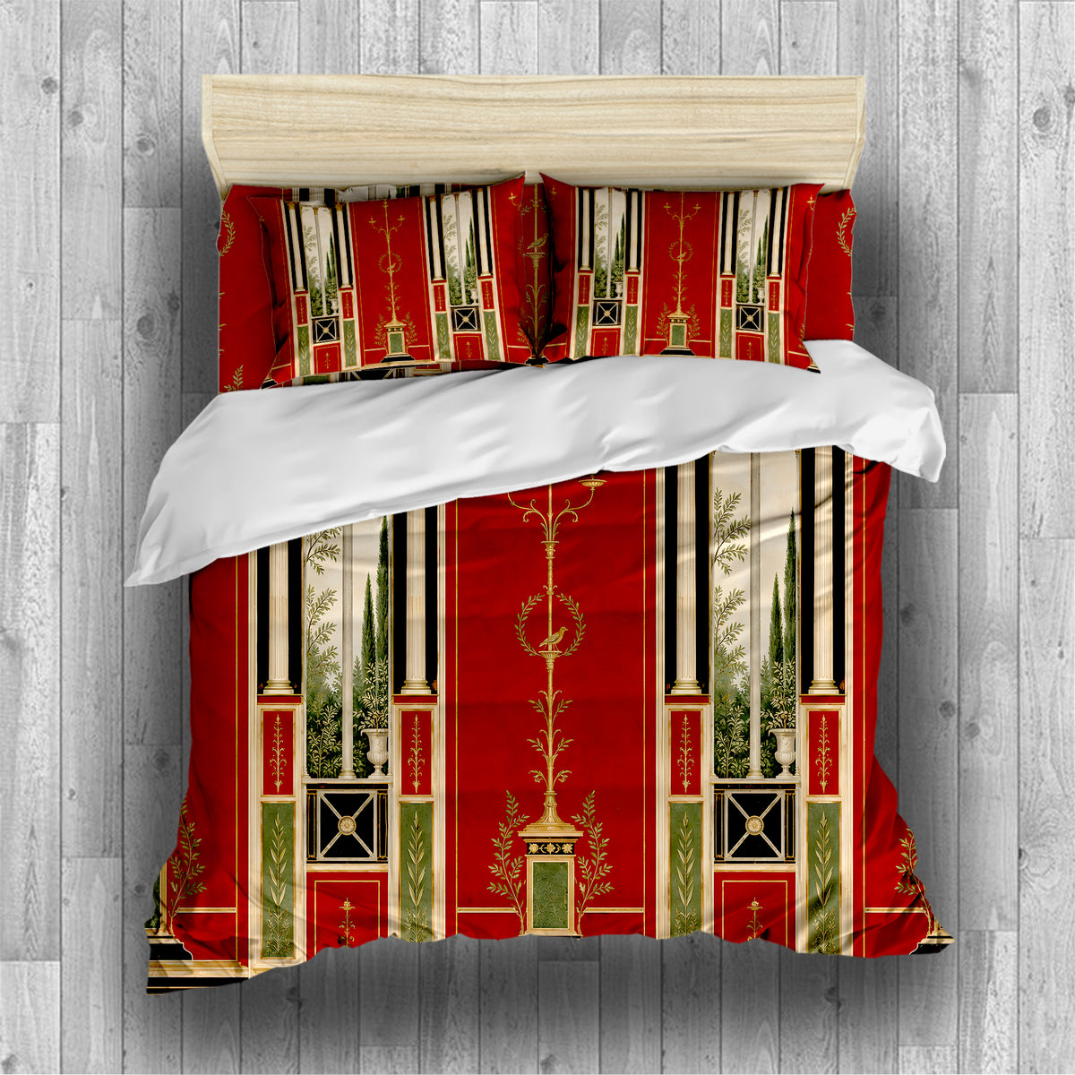 Ancient Rome Mosaic Duvet Cover Set - Print 7