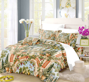 Ancient Rome Mosaic Duvet Cover Set - Print 18