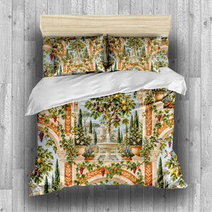Ancient Rome Mosaic Duvet Cover Set - Print 13