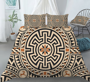 Ancient Rome Mosaic Duvet Cover Set - Print 21