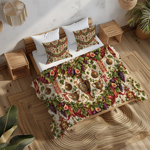 Ancient Rome Mosaic Duvet Cover Set - Print 26