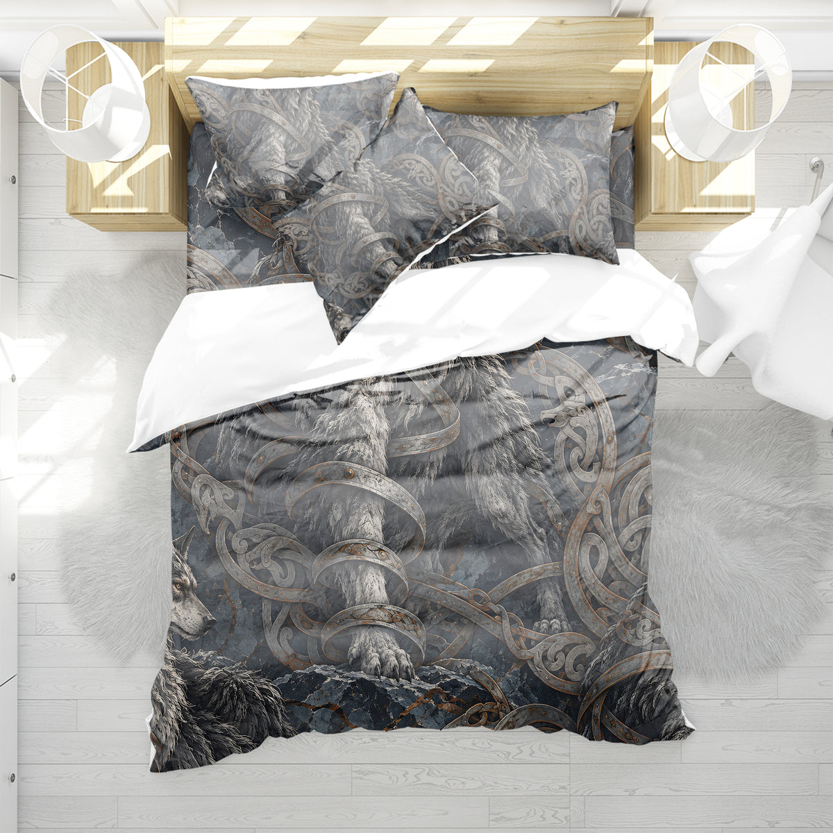 Norse Mythology Home Duvet Cover Set - Print 5