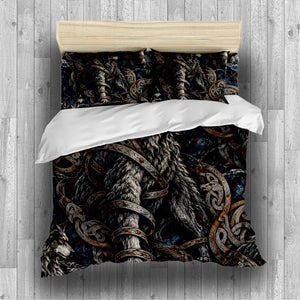 Norse Mythology Home Duvet Cover Set - Print 1