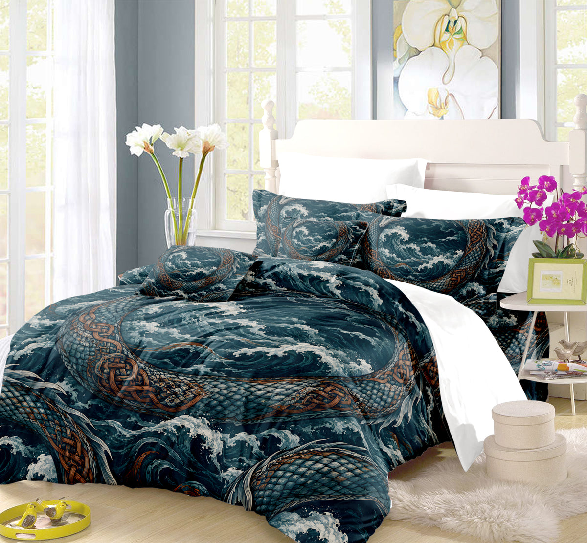 Norse Mythology Home Duvet Cover Set - Print 30
