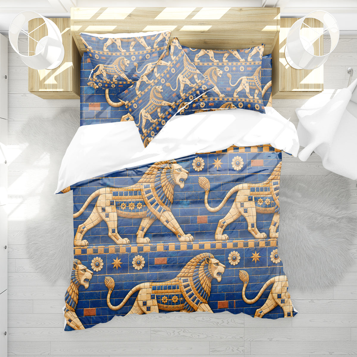Mesopotamian Home Duvet Cover Set - Print 5