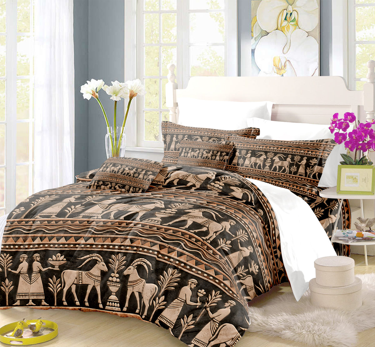 Mesopotamian Home Duvet Cover Set - Print 12