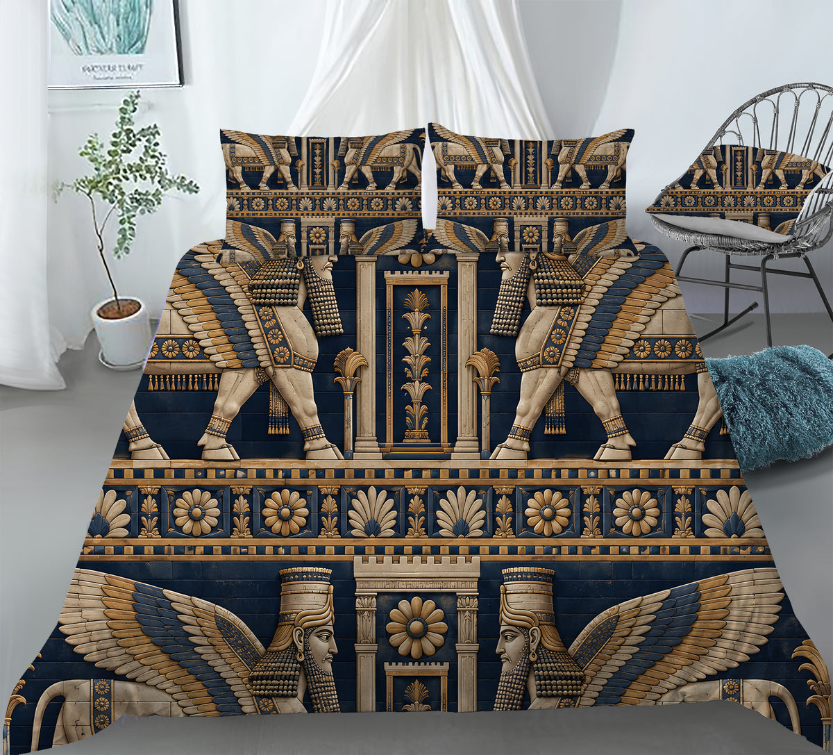 Mesopotamian Home Duvet Cover Set - Print 15