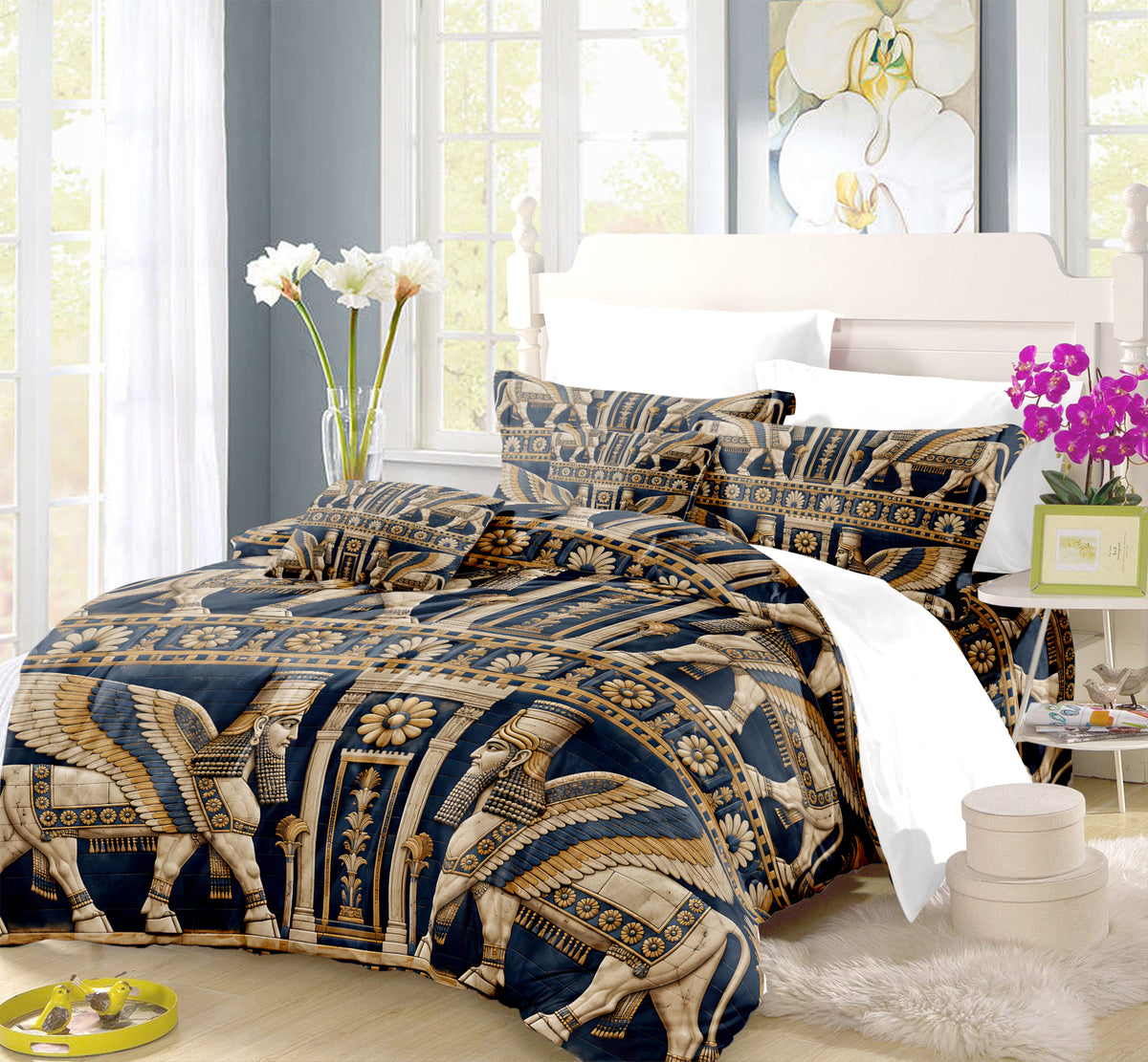 Mesopotamian Home Duvet Cover Set - Print 18