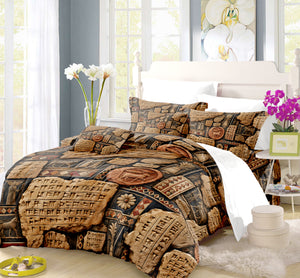Mesopotamian Home Duvet Cover Set - Print 30
