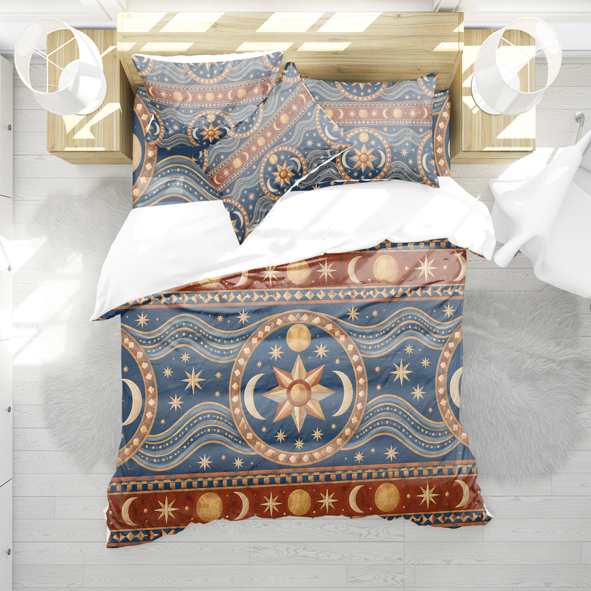 Mesopotamian Home Duvet Cover Set - Print 35