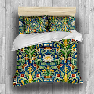 Mesoamerican Civilizations Duvet Cover Set - Print 13