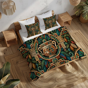 Mesoamerican Civilizations Duvet Cover Set - Print 20