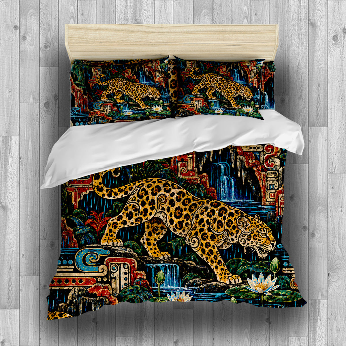 Mesoamerican Civilizations Duvet Cover Set - Print 31
