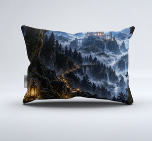 Fantasy Castle Forest Duvet Cover Set - Print 4