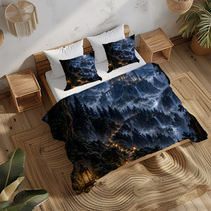 Fantasy Castle Forest Duvet Cover Set - Print 2