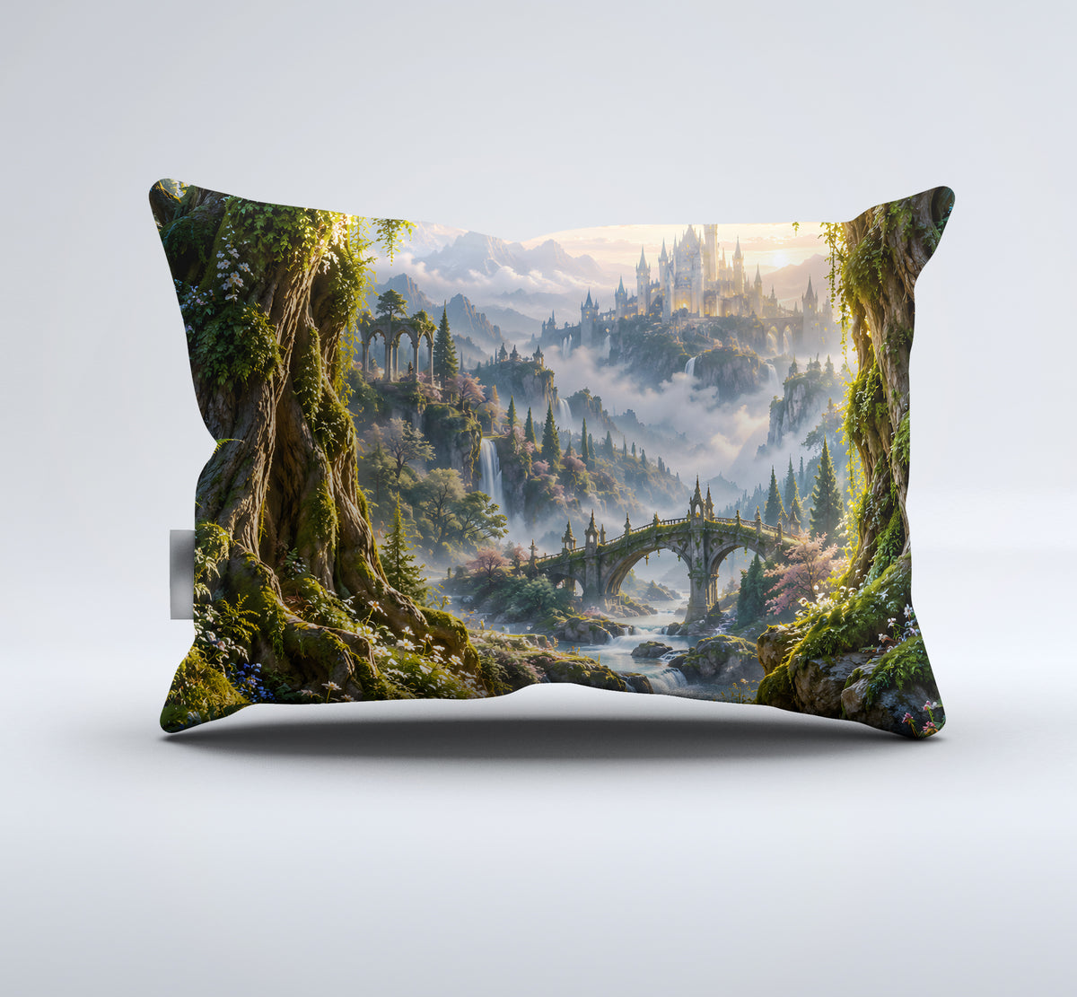 Fantasy Castle Forest Duvet Cover Set - Print 10