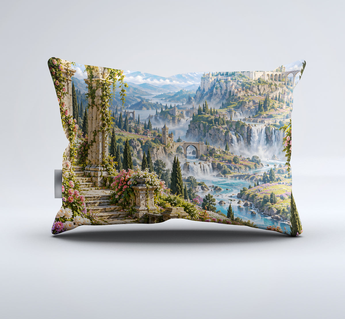 Fantasy Castle Forest Duvet Cover Set - Print 22