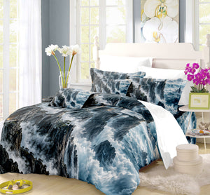 Fantasy Castle Forest Duvet Cover Set - Print 36