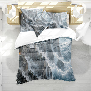 Fantasy Castle Forest Duvet Cover Set - Print 35